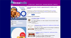 Desktop Screenshot of cercaeventi.com